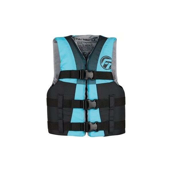 Full Throttle Vest-Teen Aqua Nylon, No 112200-505-010-22 112200-505-010-22 - main